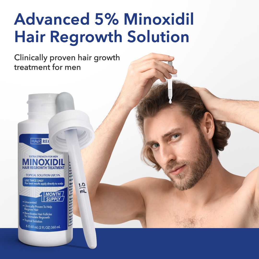 Hair-Regen: 5% Minoxidil Hair Regrowth Treatment for Men