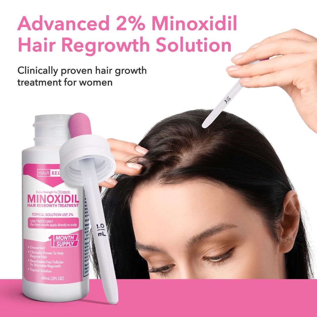 Hair-Regen: 5% Minoxidil Hair Regrowth Treatment for Women