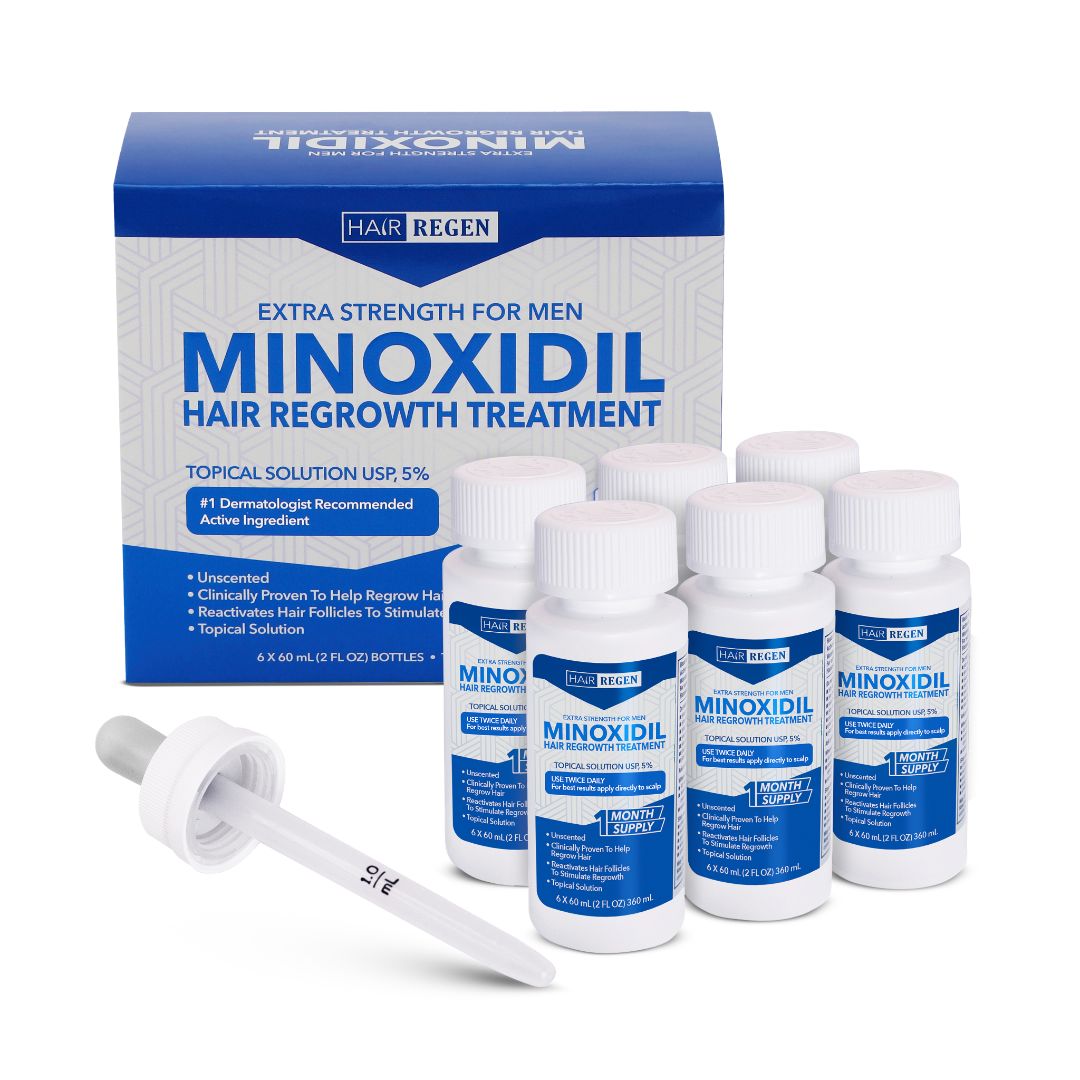 Hair-Regen: 5% Minoxidil Hair Regrowth Treatment for Men
