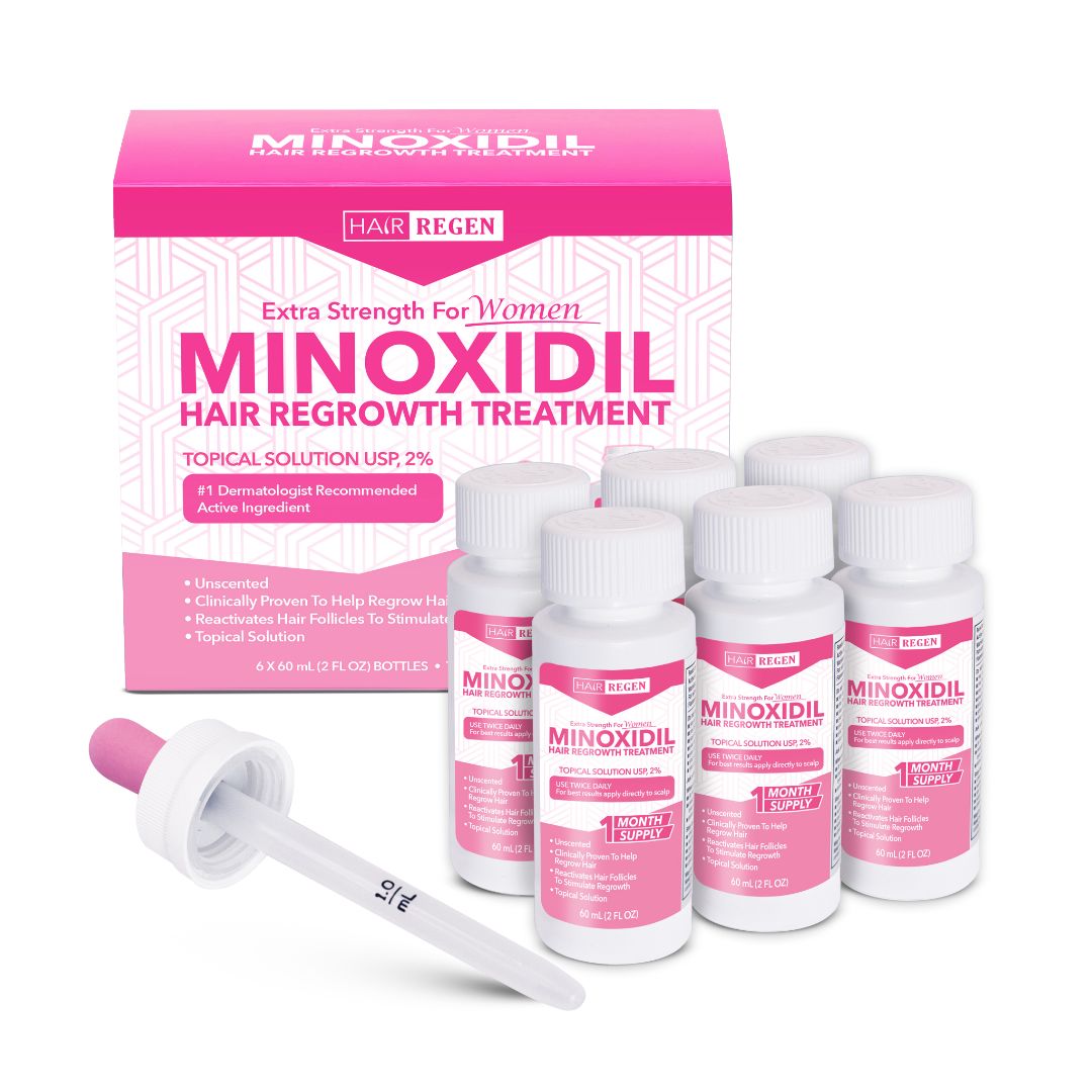Hair-Regen: 5% Minoxidil Hair Regrowth Treatment for Women