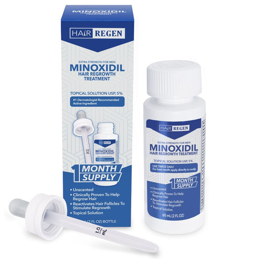 Hair-Regen: 5% Minoxidil Hair Regrowth Treatment for Men