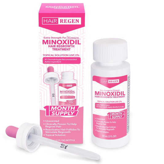 Hair-Regen: 5% Minoxidil Hair Regrowth Treatment for Women