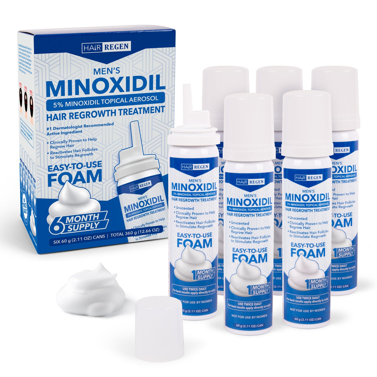Men’s Foam 6pk