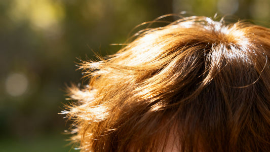 Healthy hair with natural shine and volume.