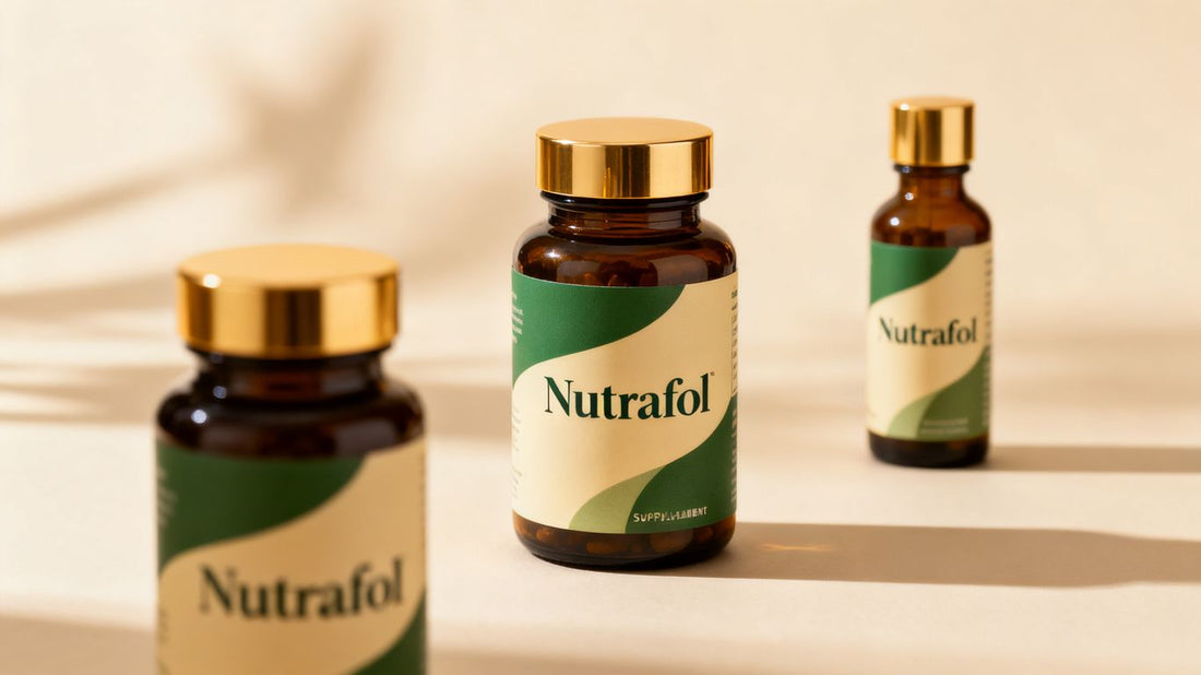 Nutrafol hair wellness supplements bottles