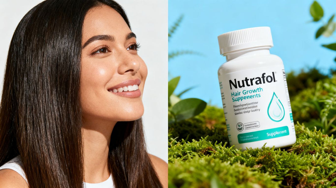 Nutrafol hair growth supplements and healthy hair.