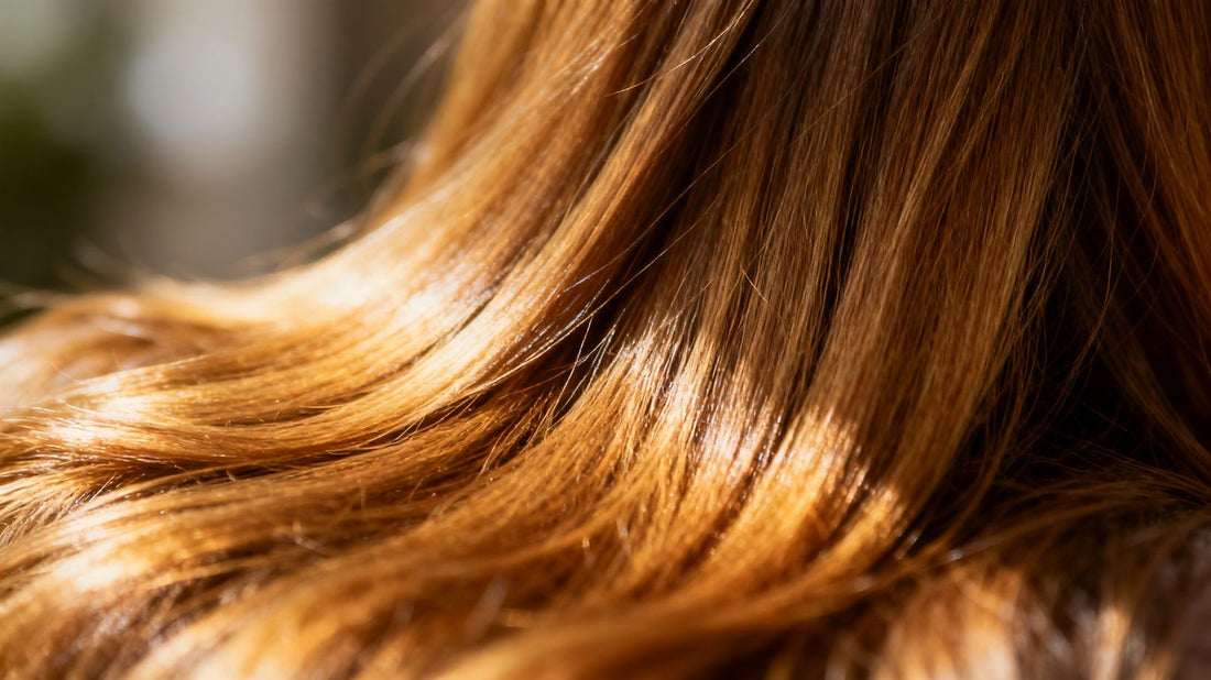 Healthy, thick, and lustrous hair cascading naturally.
