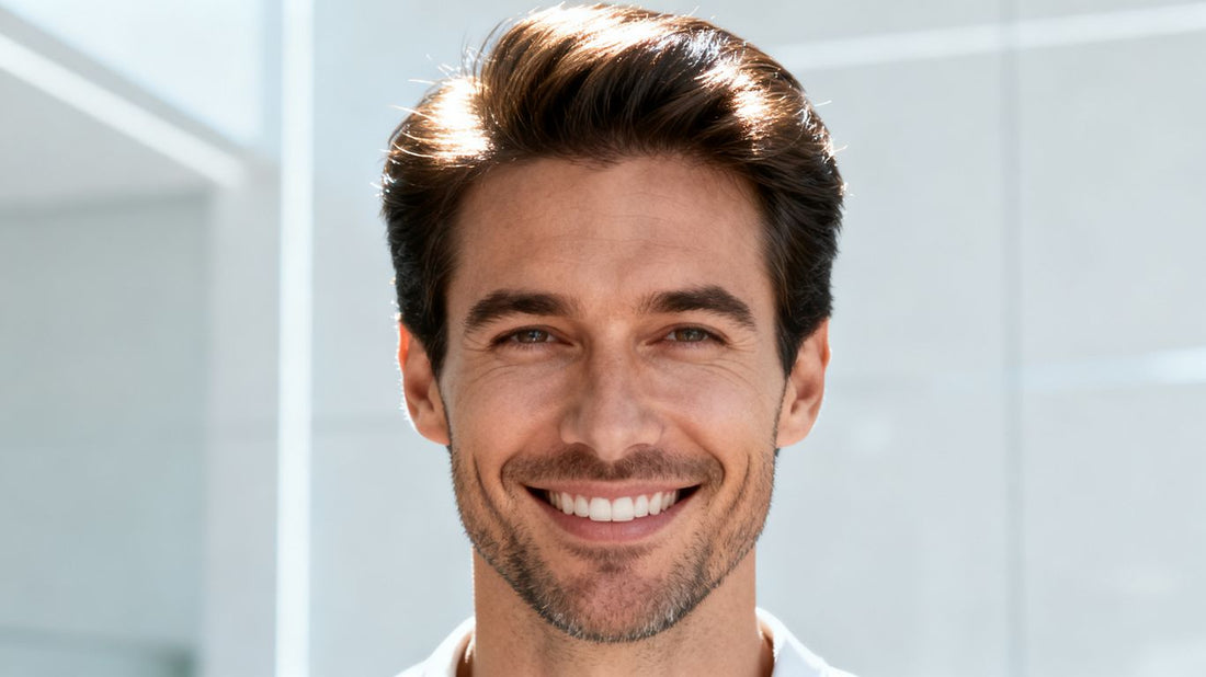 Man with thicker, fuller hair, looking confident and healthy.