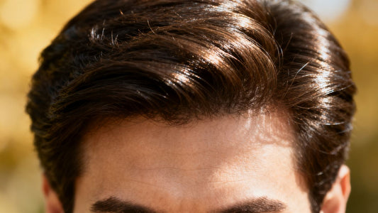 Man with healthy, full hair after treatment.