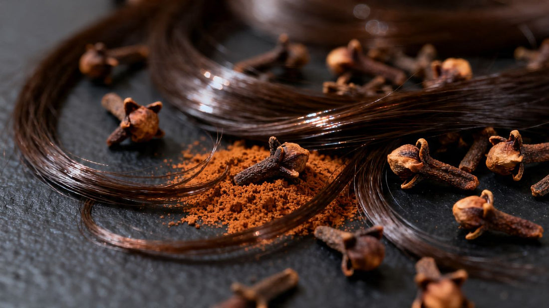 Cloves and healthy hair for hair growth and shine.
