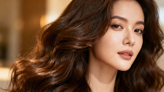 Voluminous hair with a natural sheen