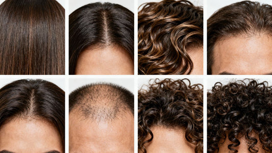 Diverse hair types and thinning patterns