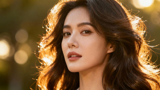 Woman with healthy, full hair